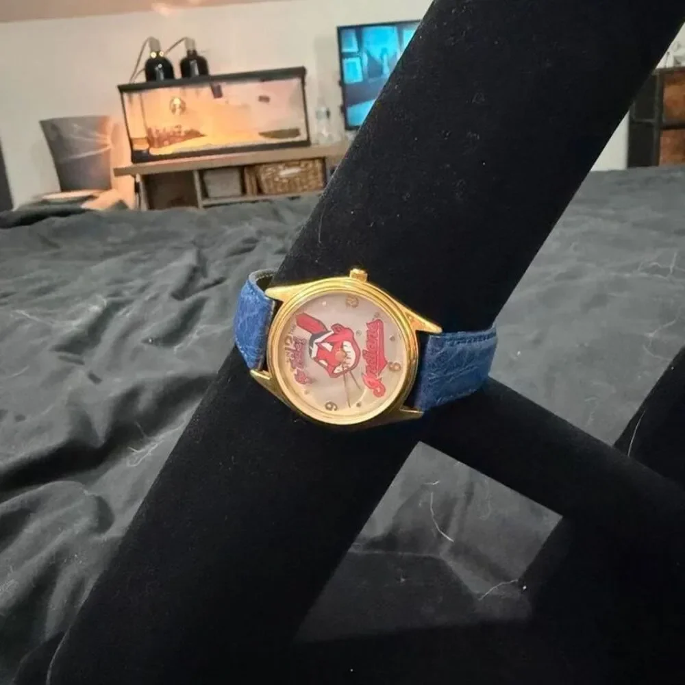 Vintage Cleveland Indians watch with red logo